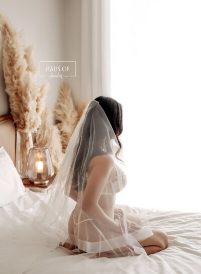 Perth wedding bride veil